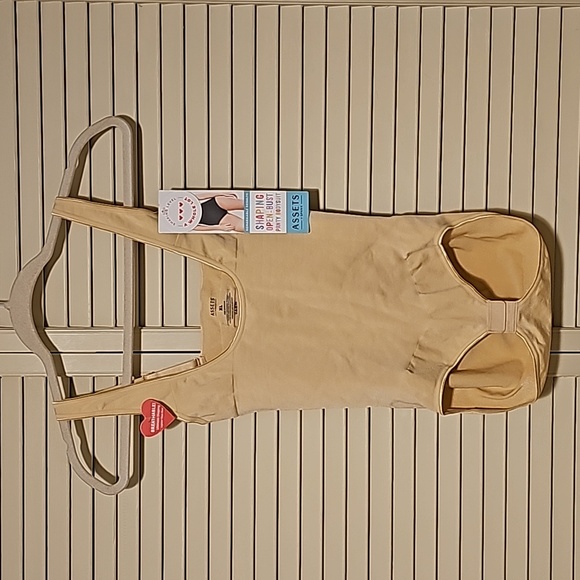 NWT Assets By Spanx Shaping Open-Bust Panty Bodysuit Naked Color Size XL - Picture 4 of 9